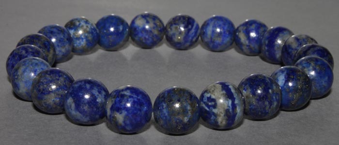 Bracelet Lapis Lazuli 8 mm Disponible Taille Médium/Large