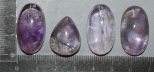 Lot de pierres cabochon Améthyste claire (A)