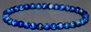 Bracelet Lapis Lazuli 5 mm Disponible Taille Large/Extra large