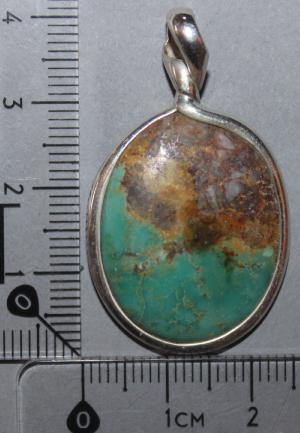 Pendentif Turquoise du Tibet 6.3 gr x 1.80 €/gr