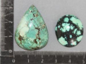 Lot de pierres cabochon Turquoise du Tibet 
