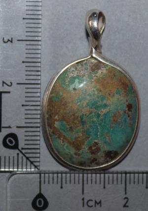 Pendentif Turquoise du Tibet 5.6 gr x 1.80 €/gr