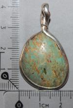 Pendentif Turquoise du Tibet 6.8 gr x 1.80 €/gr