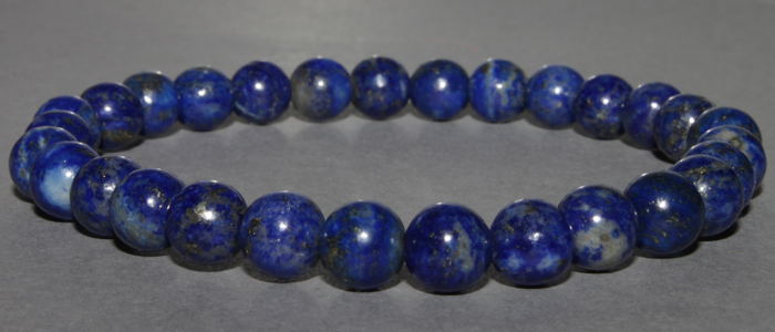 Bracelet Lapis Lazuli 6 mm Disponible Taille Small/Médium